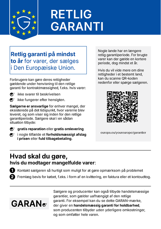 Garantier på varer købt i EU - Your Europe